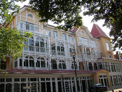 Vorderansicht D&uuml;nenschloss